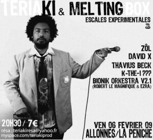 ESCALE EXP#9 Thavius Beck + K The I??? + Zôl + Robert Le Magnifique + Bionic Orchestra